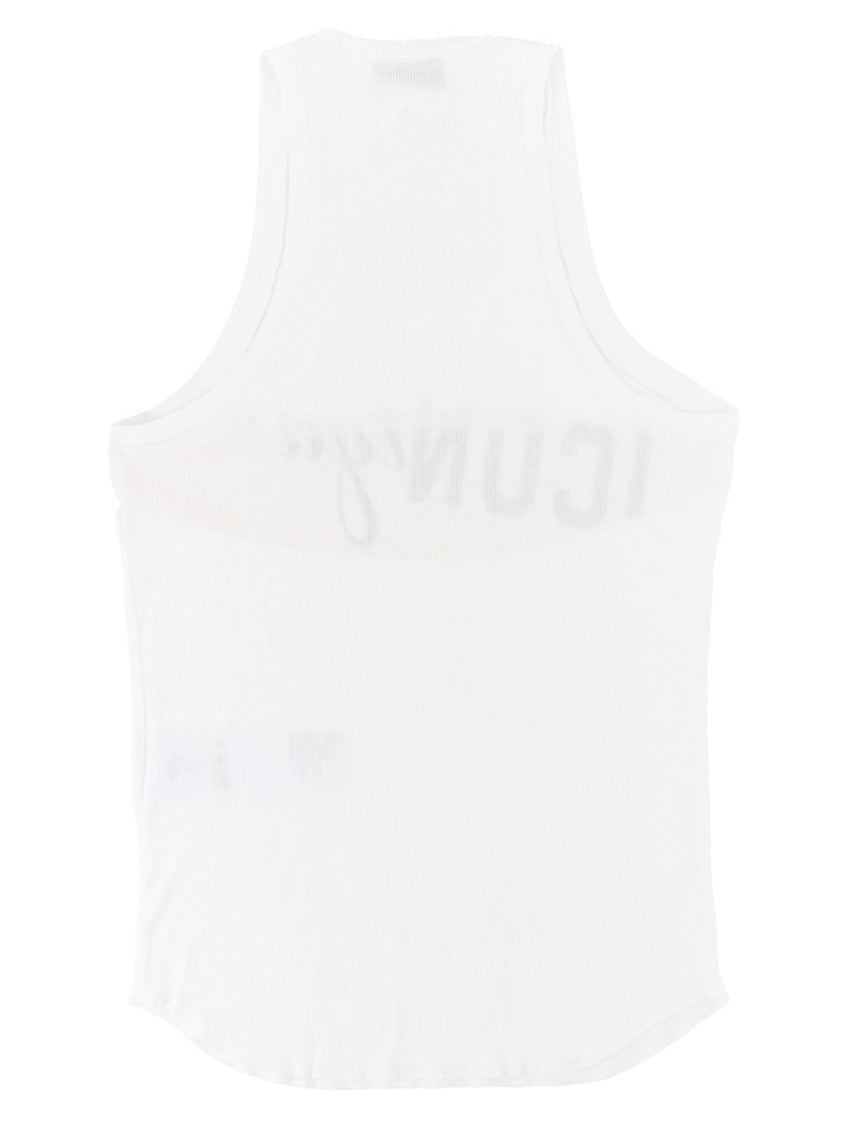 Dsquared2 Iconique Chest Cut-Out Cotton Top