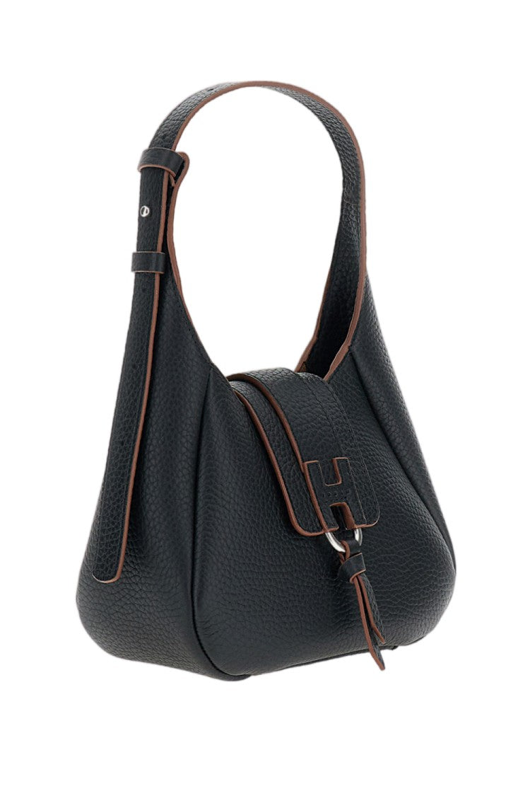 Hogan Black Trend Mini Leather Shoulder Bag