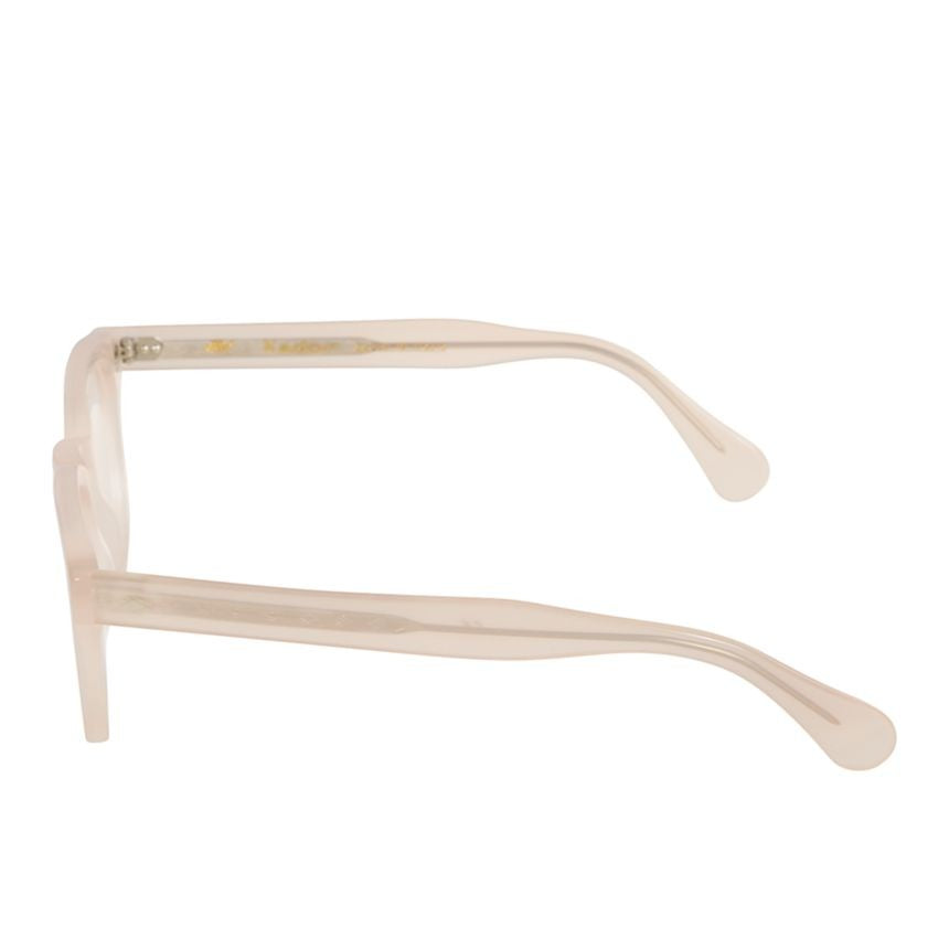 Kador Woody Cal 49 Translucent Beige Rounded Square Eyeglasses