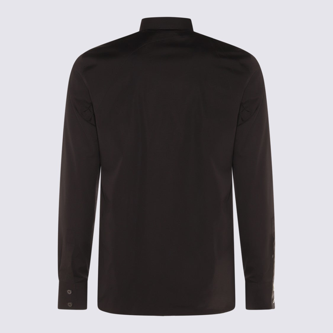 Alexander Mcqueen Long-Sleeved Tailored Shirt With Metallic Detail
