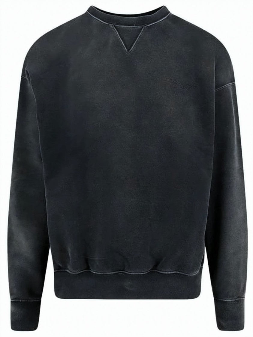 Maison Margiela Black V-Stitch Cotton T-Shirt