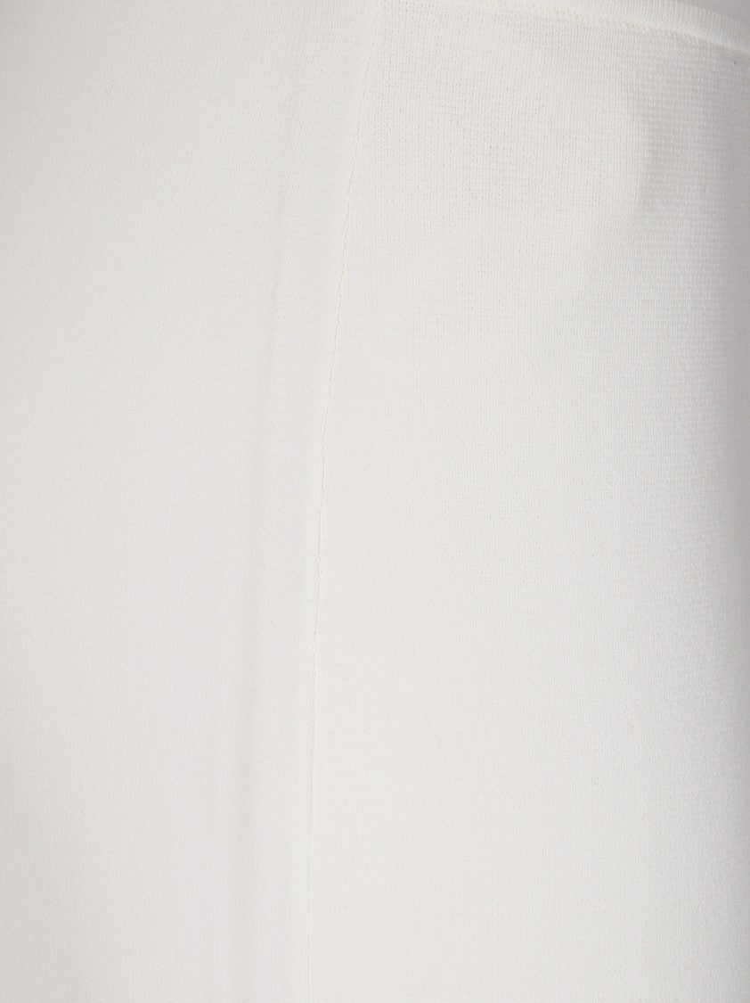 P.A.R.O.S.H. Wide-Leg Trousers In Stretch Fabric