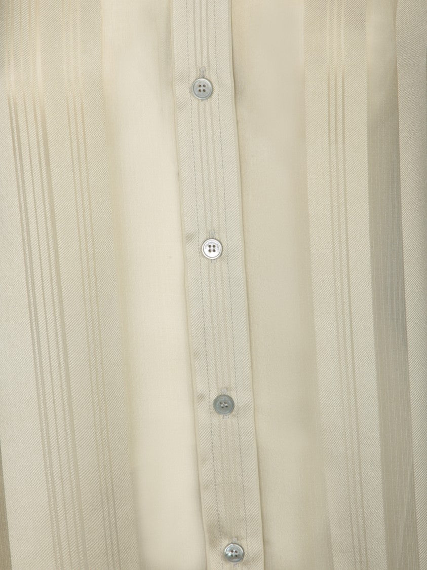 Stella Mccartney Relaxed Fit Button-Down White Shirt