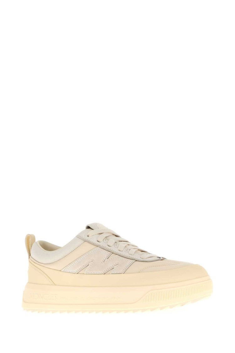 Moncler Ivory Canvas Altive Sneakers