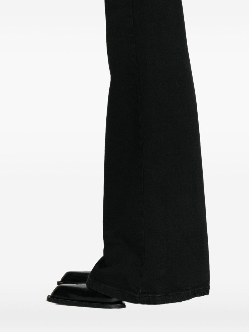 Iois Flared Black High-Waisted Jeans