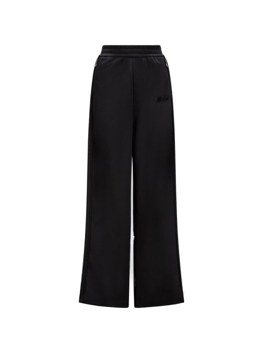 Moncler Wide Silhouette Activewear Pants With Elastic Waistband