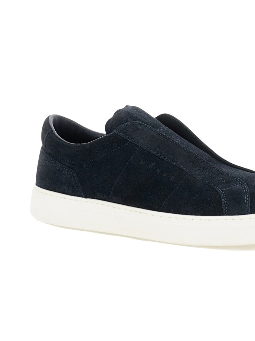 Hogan Black Suede Slip-On H668 Sneakers