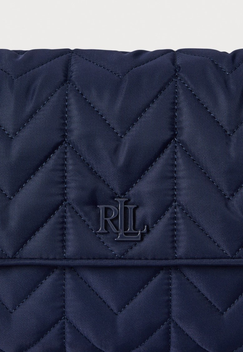 Lauren Ralph Lauren Navy Blue Stevie Recycled Shoulder Bag