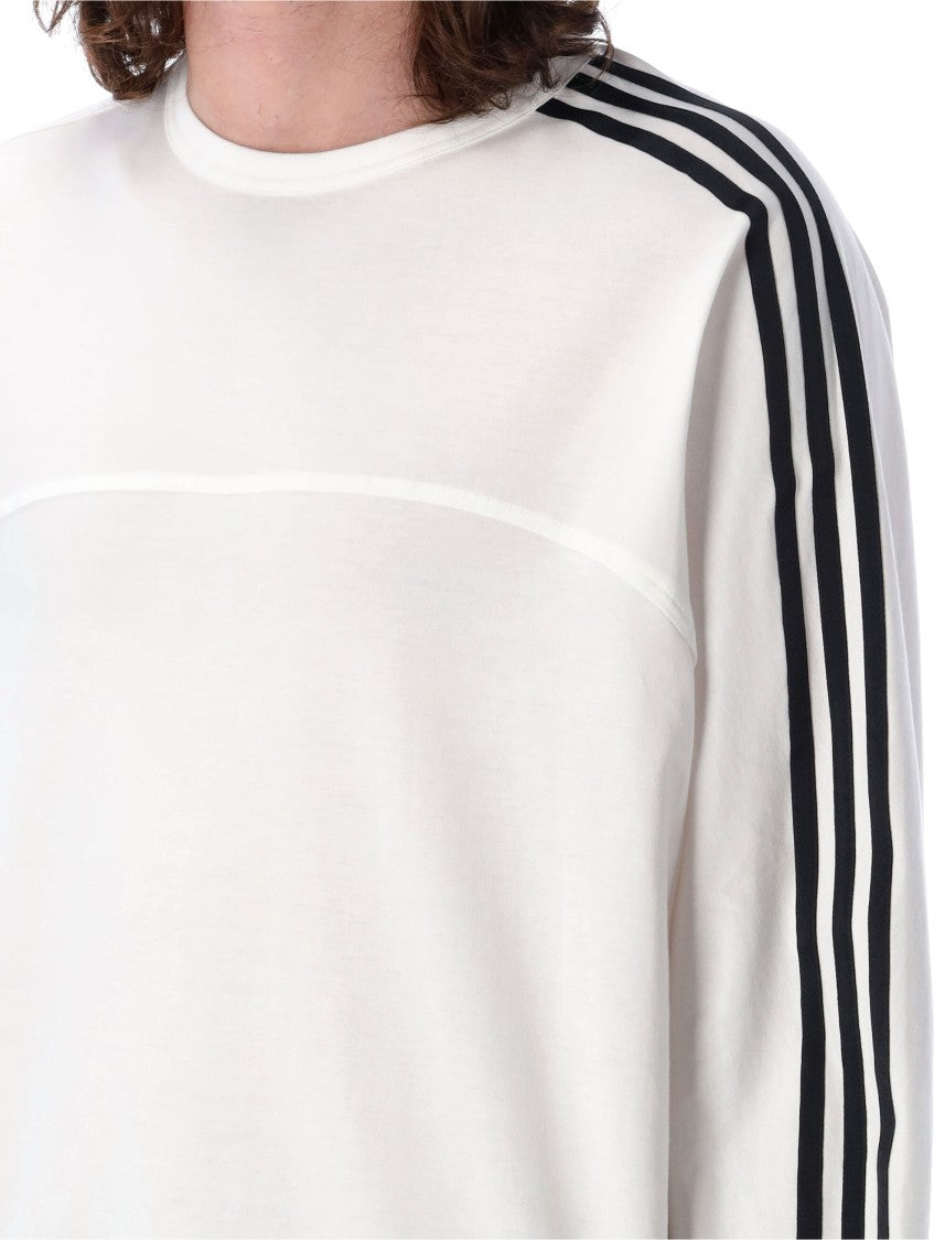 Y-3 White 3-Stripes L/S T-Shirt