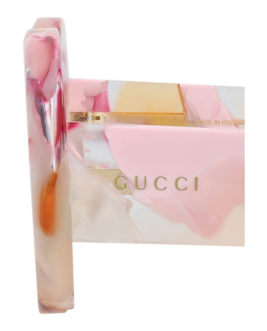 Gucci Round-Frame Recycled Acetate Sunglasses