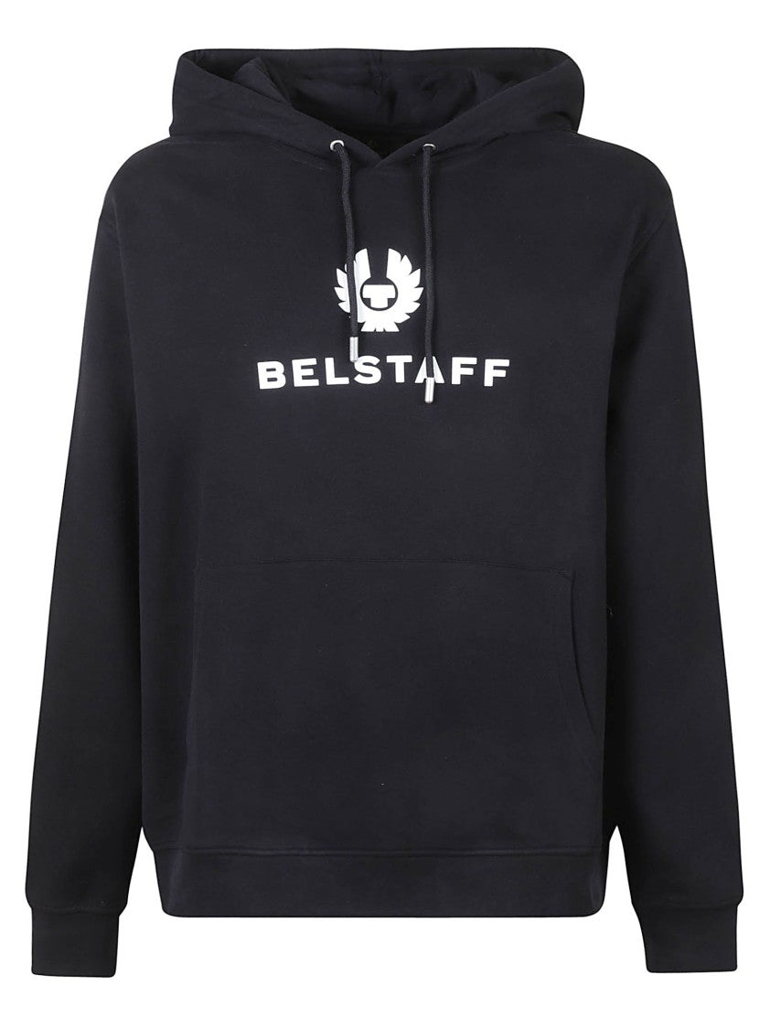 Belstaff Classic Cotton Hoodie With Front Kangaroo Pocket