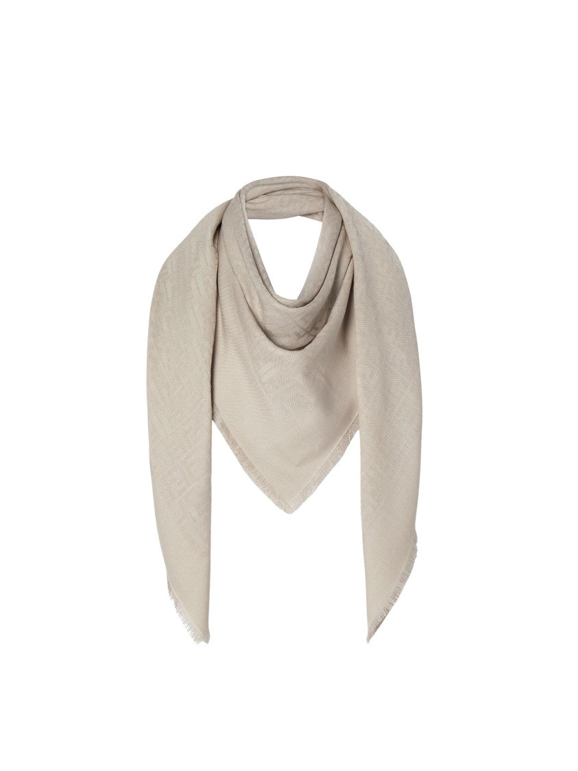 Fendi Scialle 145X145 Ff Signature Square Scarf