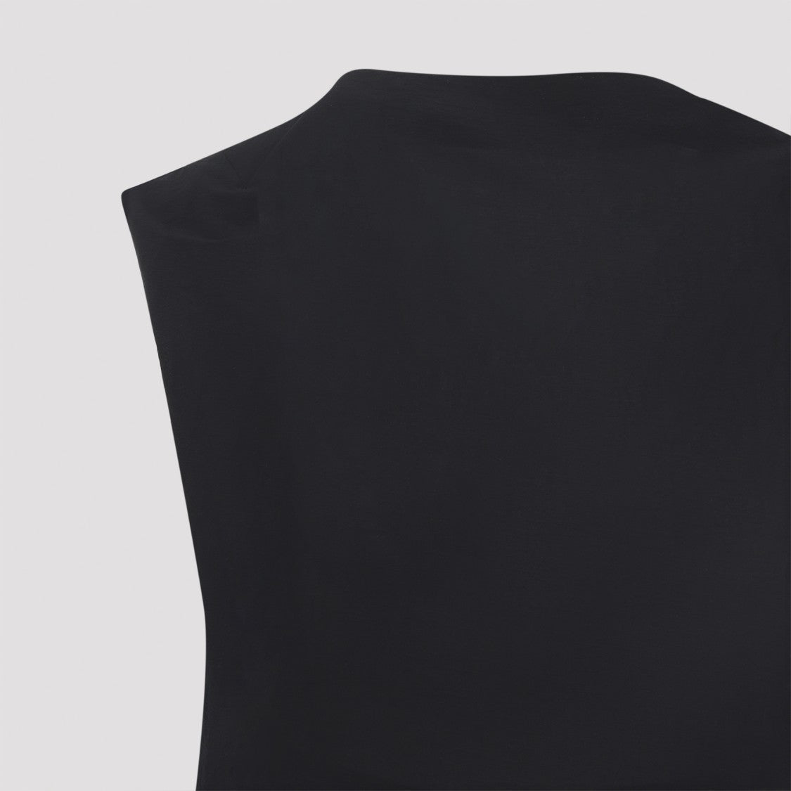 Jacquemus The Drap Black Cotton Midi Dress