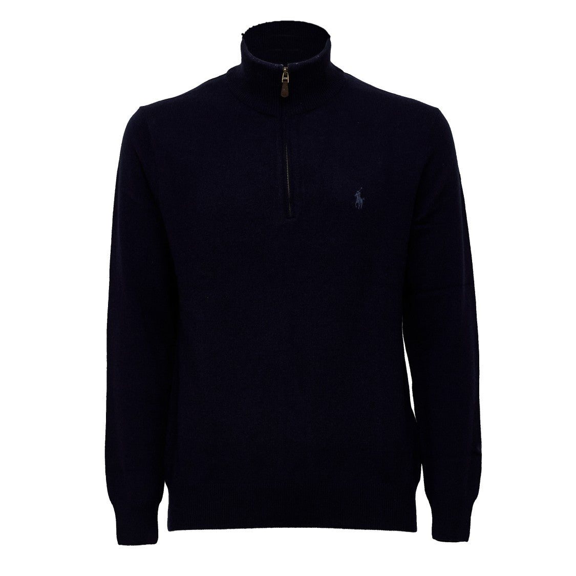 Polo Ralph Lauren Merino Ribbed Half-Zip Wool Pullover