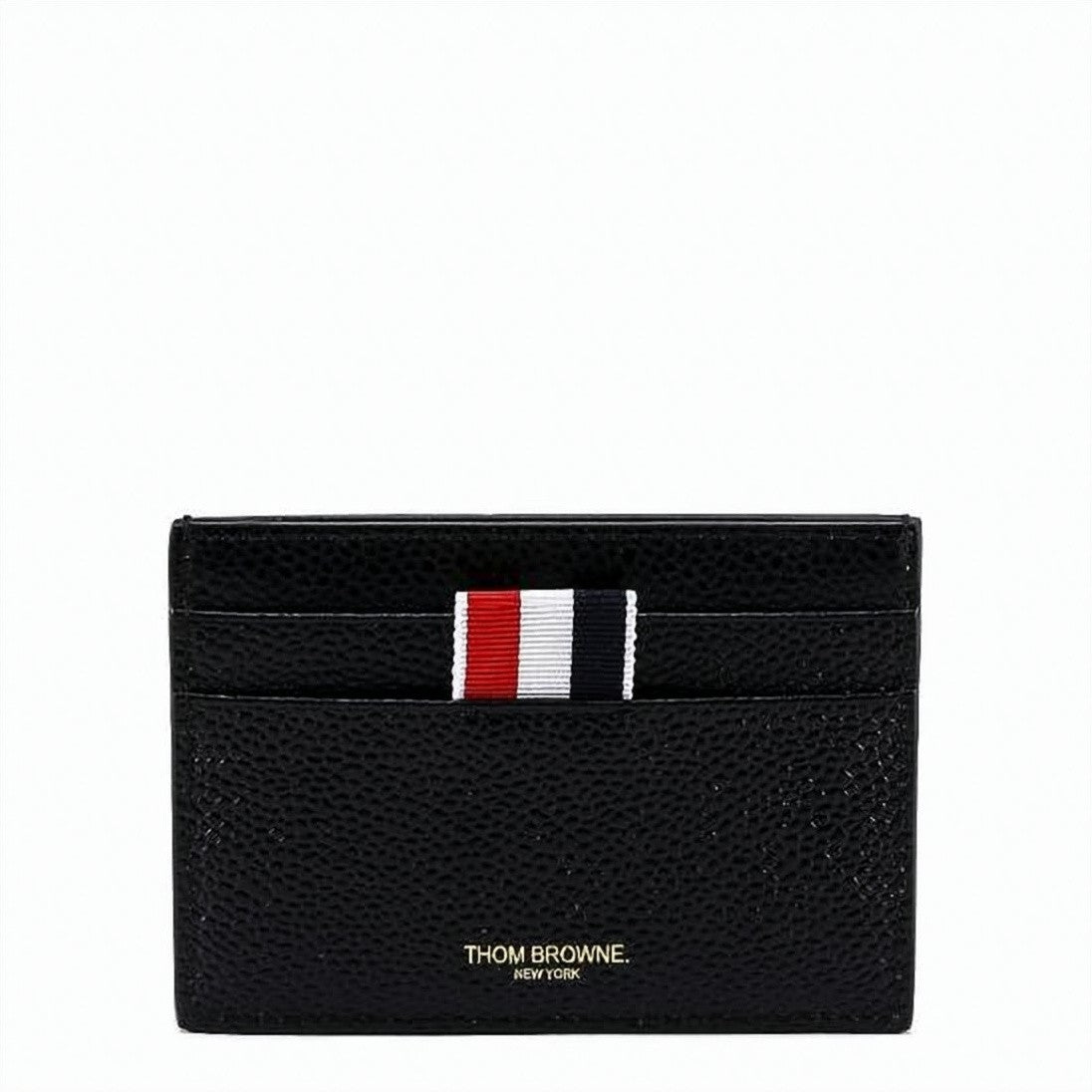 Thom Browne Compact Textured Calf Leather Cardholder