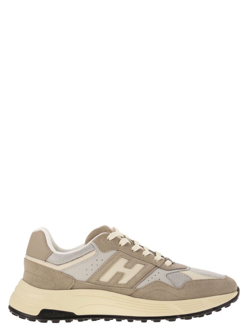 Hogan Hyperlight - Suede And Canvas Sneakers