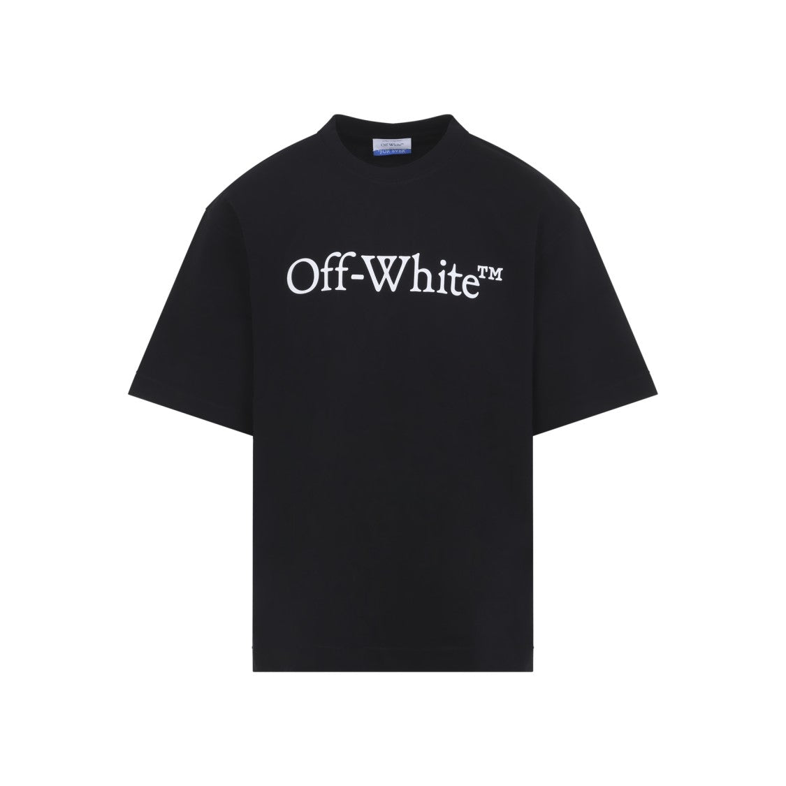 Off-White Black Short-Sleeve T-Shirt With Bold Logo Design