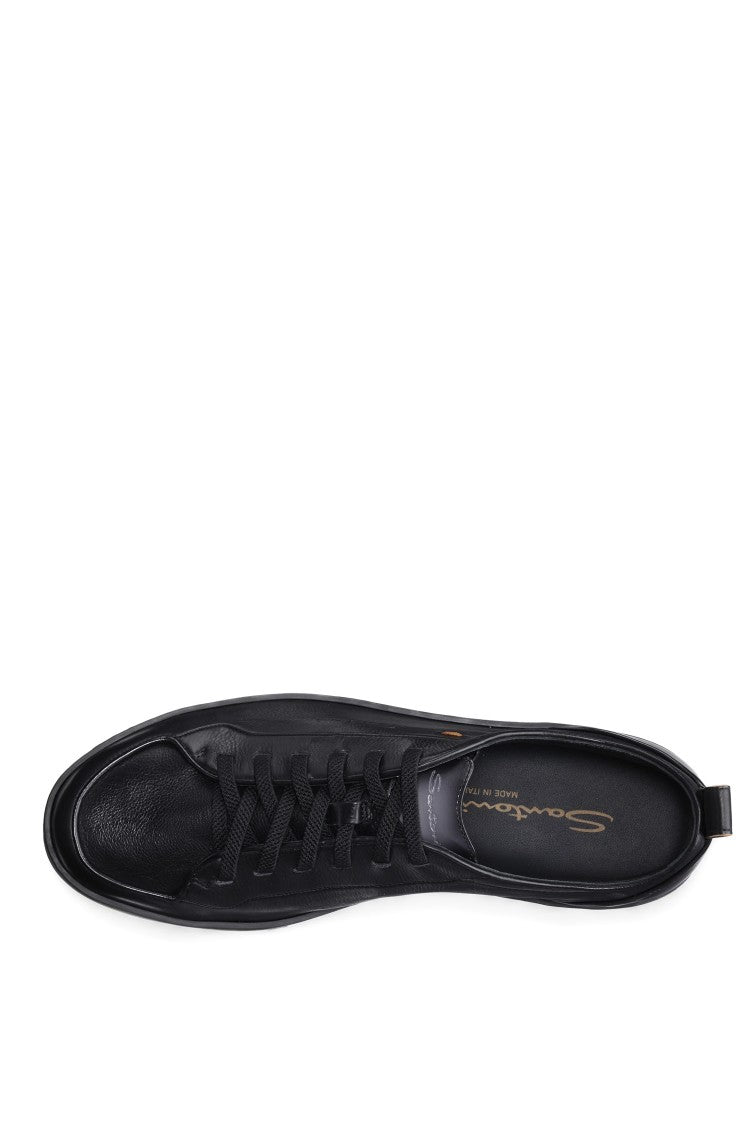 Santoni Lieve Smooth Leather Sneakers