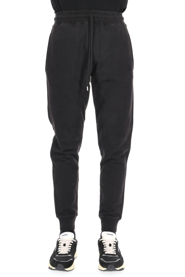 C.P. Company Tapered Cotton Sweatpants With Adjustable Waist