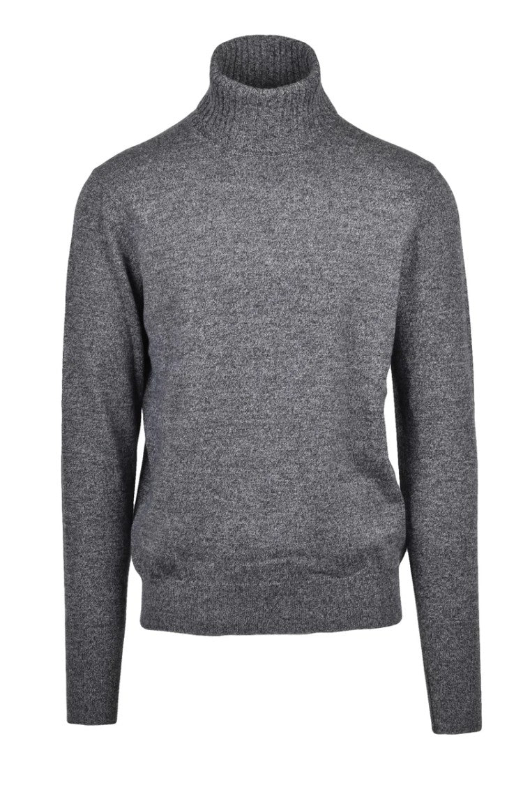 Ballantyne Cashmere Turtleneck Pullover - Grey
