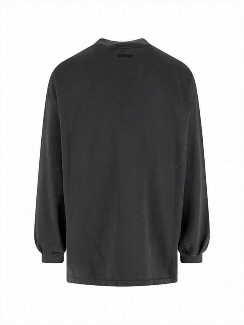 Fear Of God Relaxed Fit Long-Sleeve T-Shirt With Gathered Cuffs