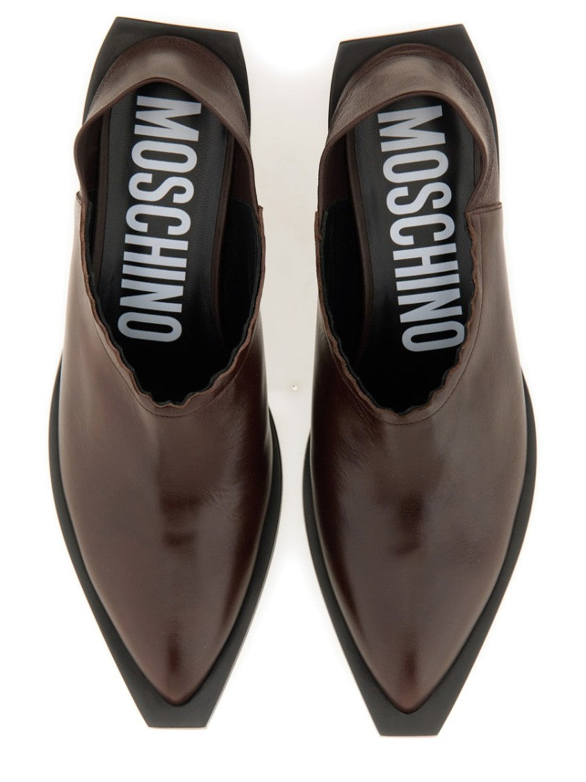 Moschino Shootie Cuban Heel