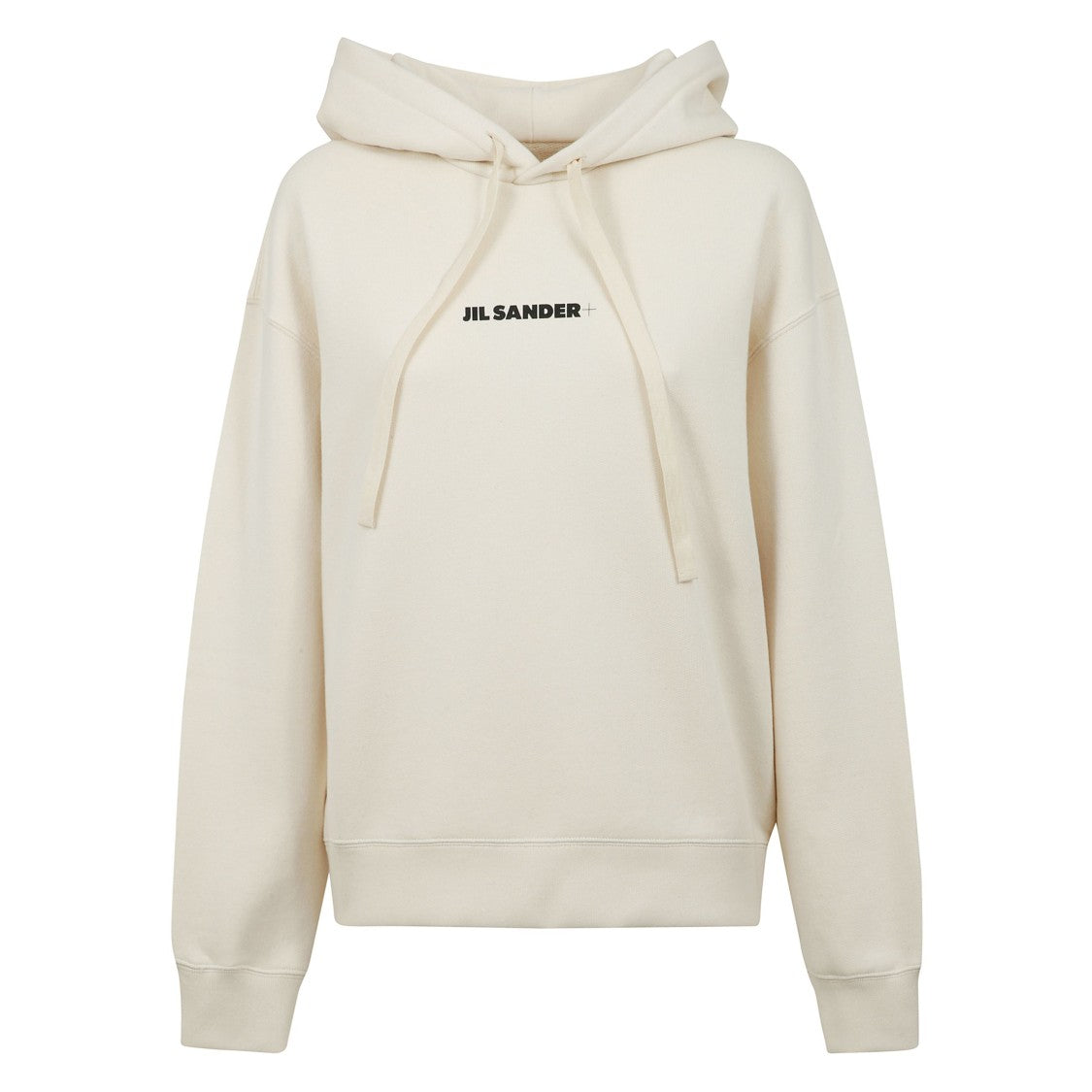 Jil Sander Relaxed Fit Hooded Sweatshirt With Logo Print
