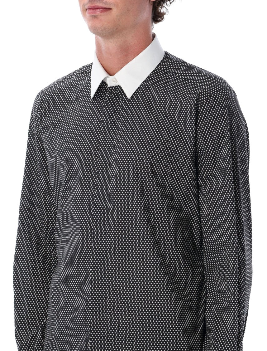Tom Ford Cotton Shirt With Diamond Print