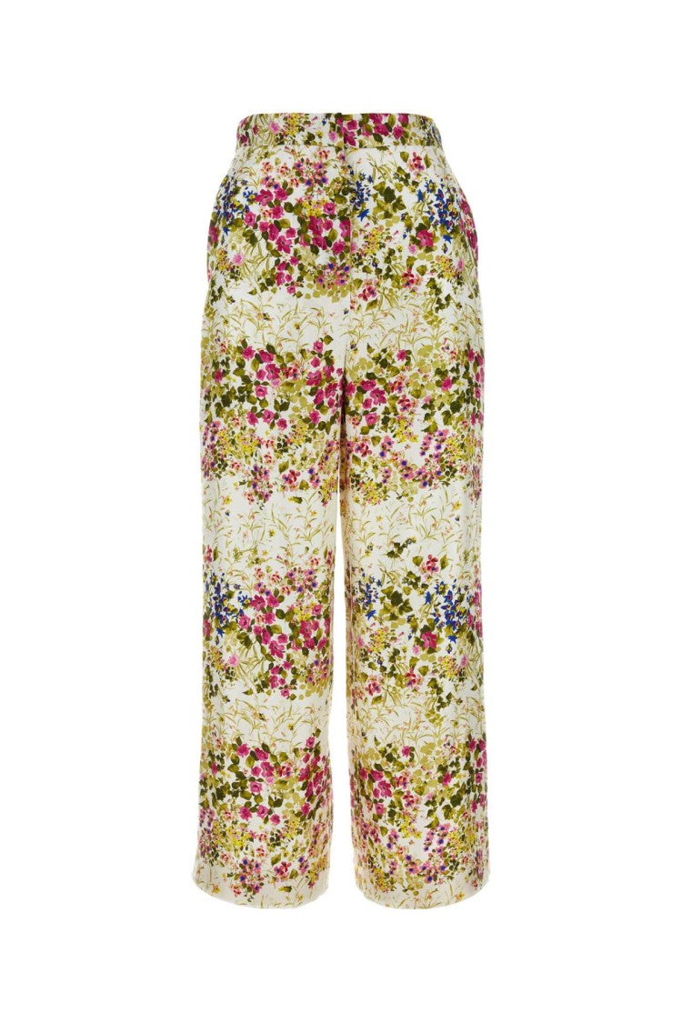 Mm Studio Printed Satin Operoso Pant