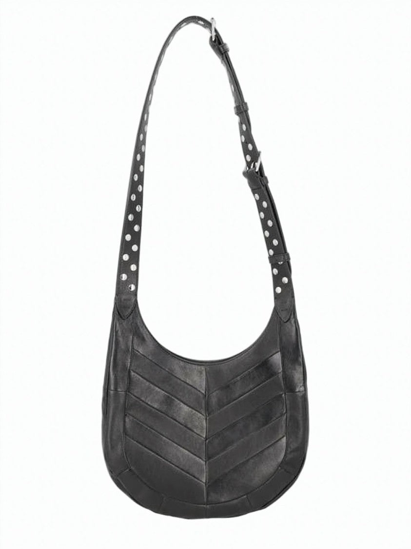 Valentino Garavani Chevron-Patterned Nappa Leather Shoulder Bag