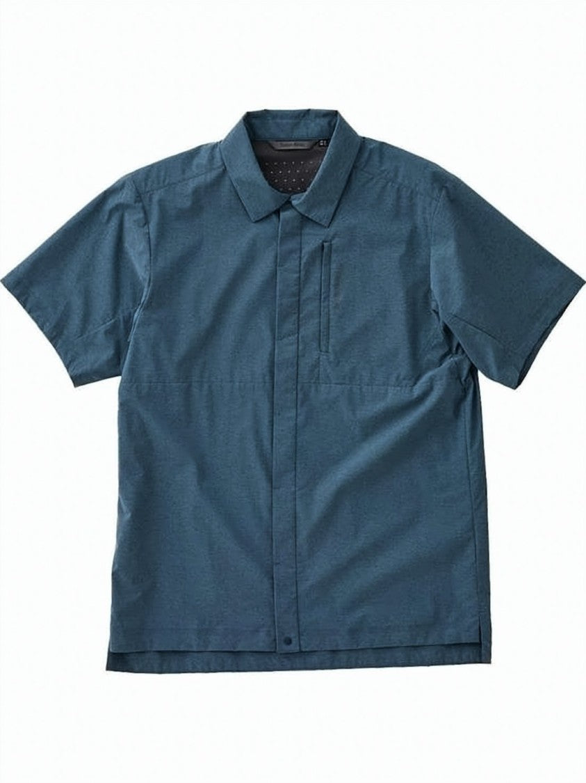 Teton Bros Short-Sleeved Minimalistic Shirt With Classic Collar