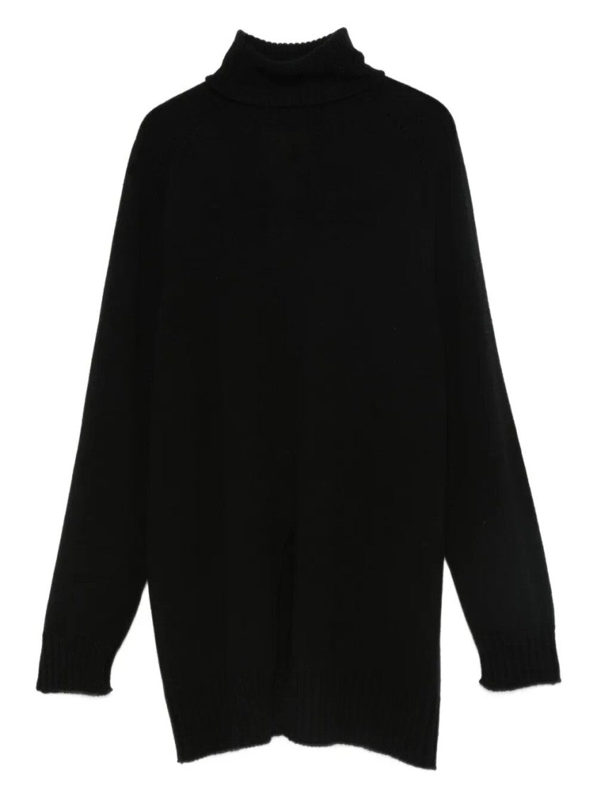 Twin-Set High Neck Cashmere Blend Sweater