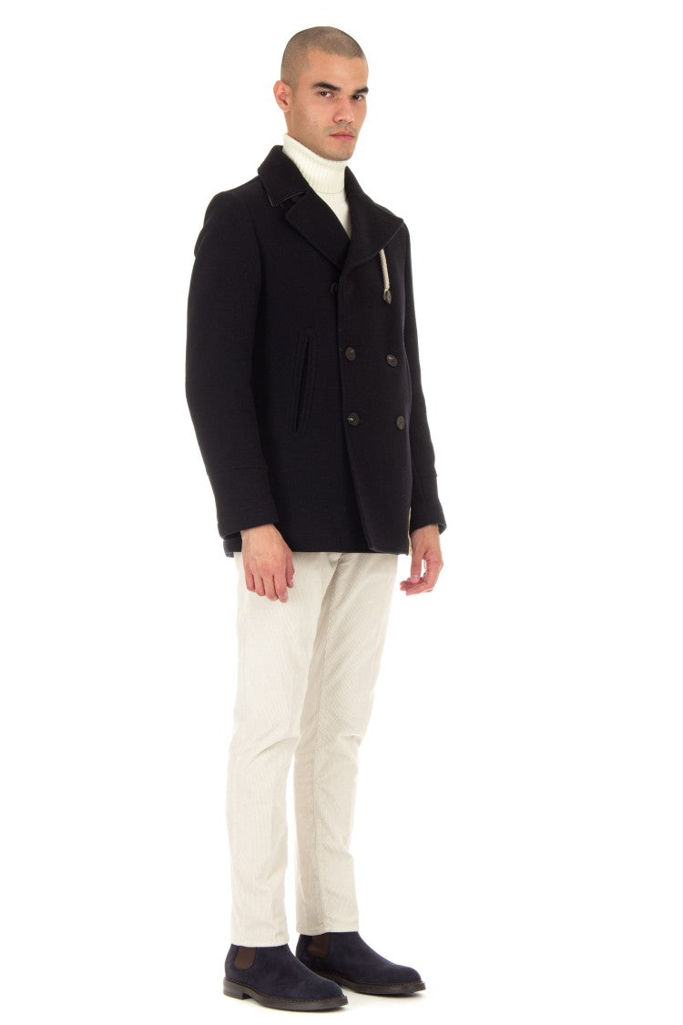 Camplin Air-Warm Padded Double-Breasted Peacoat