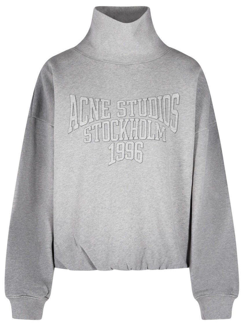 Acne Studios Gray Cotton Sweatshirt