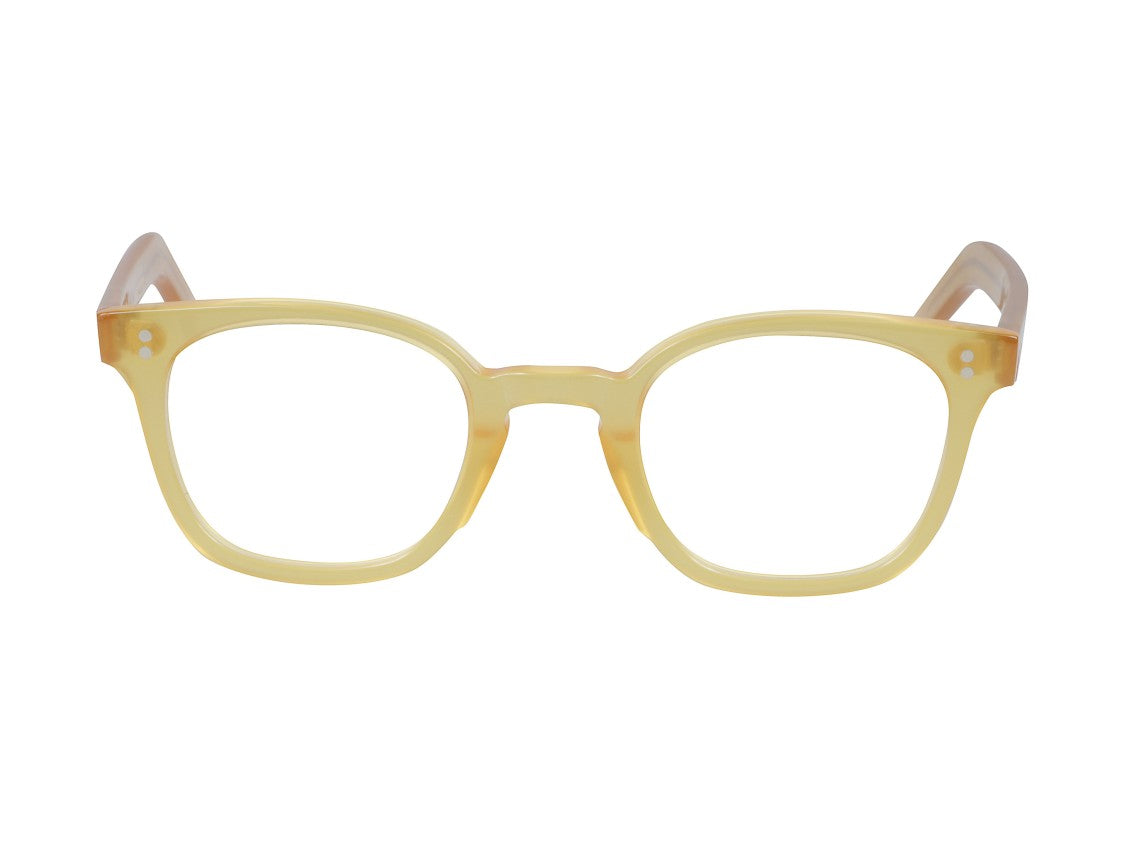 Kador Yellow Klassiko Translucent Square Eyeglasses