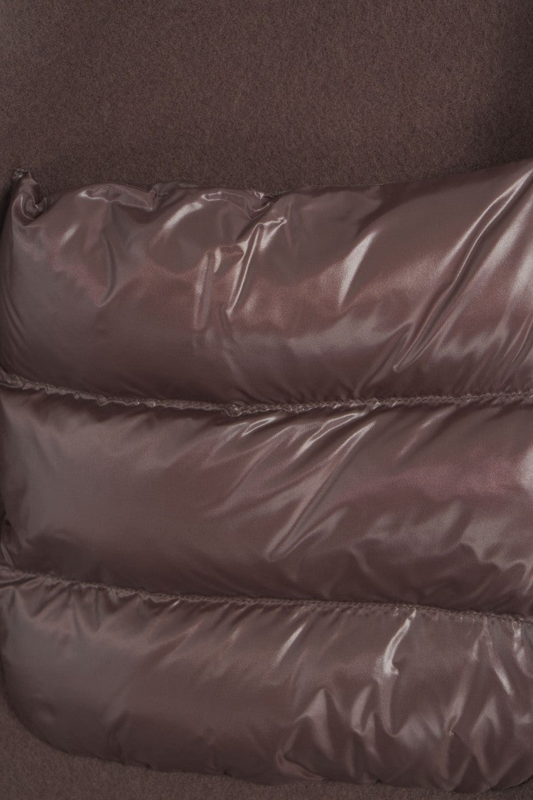 Herno Capes With High Collar And Quilted Down Details