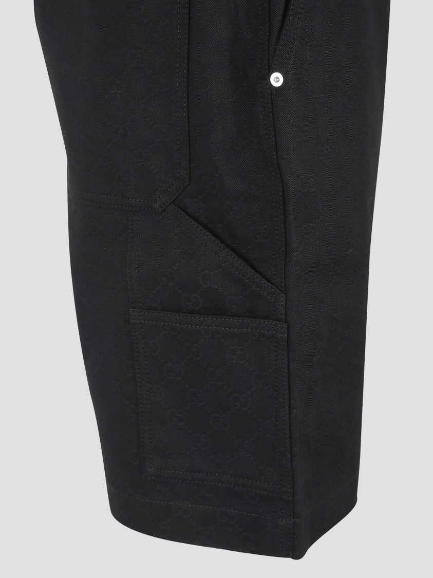 Gucci Bermuda Shorts With Textured Fabric