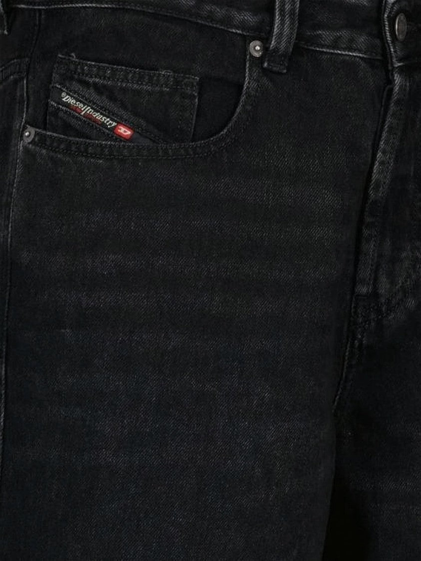 Diesel Relaxed Fit Black Denim Pants
