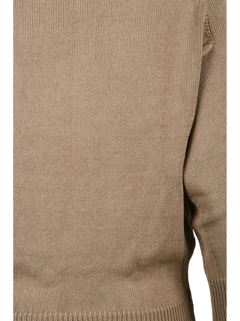 Alpha Studio Turquoise Cotton Boat Neck Raglan Sweater