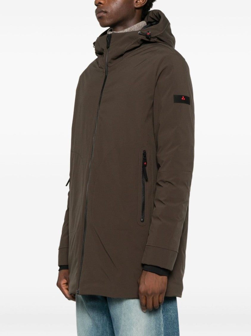 Peuterey Brown Parka With Design