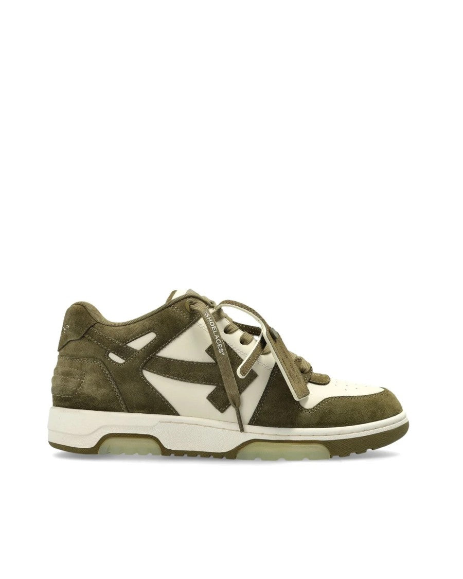 Off-White Out Of Office Calfskin Suede Sneakers
