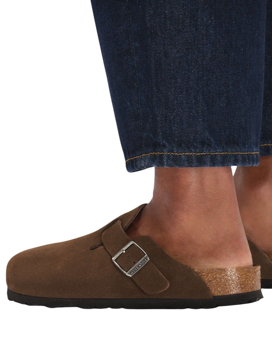 Birkenstock Carafe Boston Soft Footbed Suede Clogs