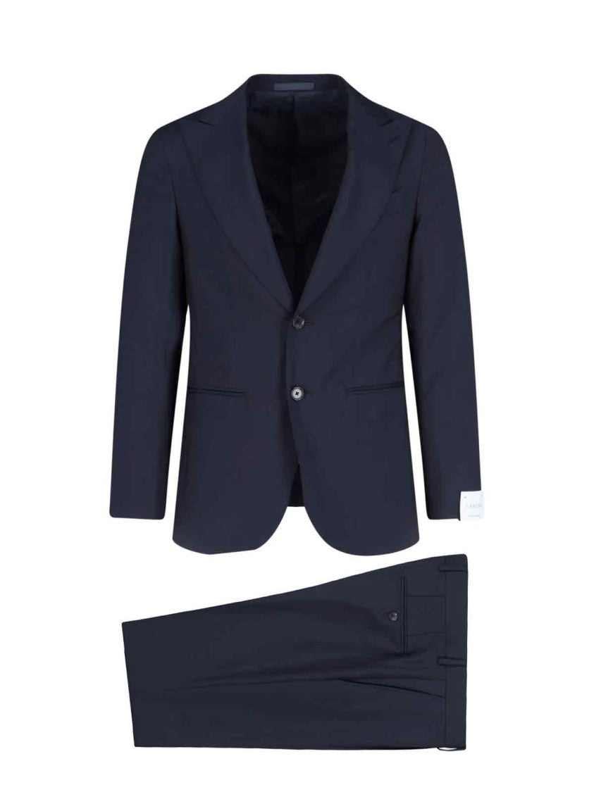 Caruso Aida' Single-Breasted Suit – Navy