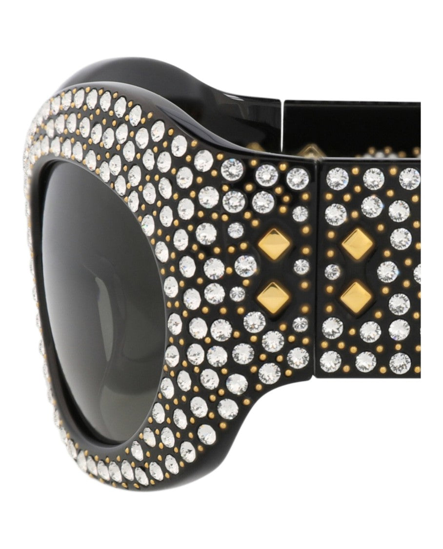 Gucci Shield-Frame Recycled Acetate Sunglasses