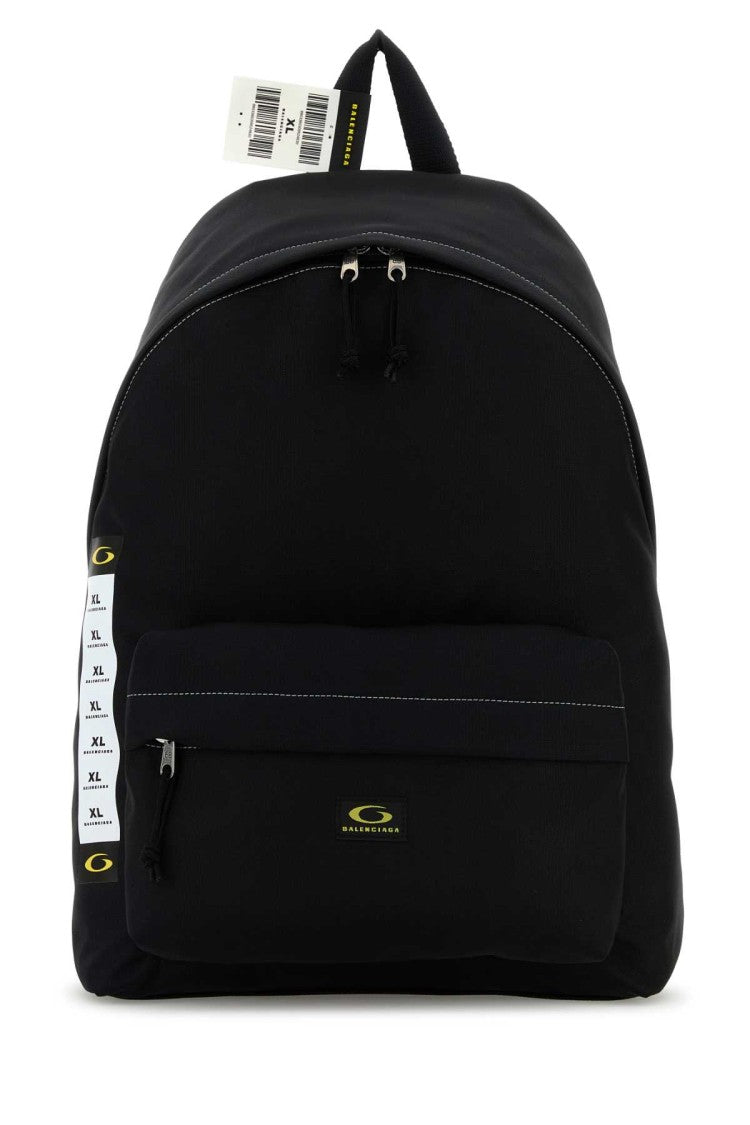 Balenciaga Black Canvas Explorer Backpack