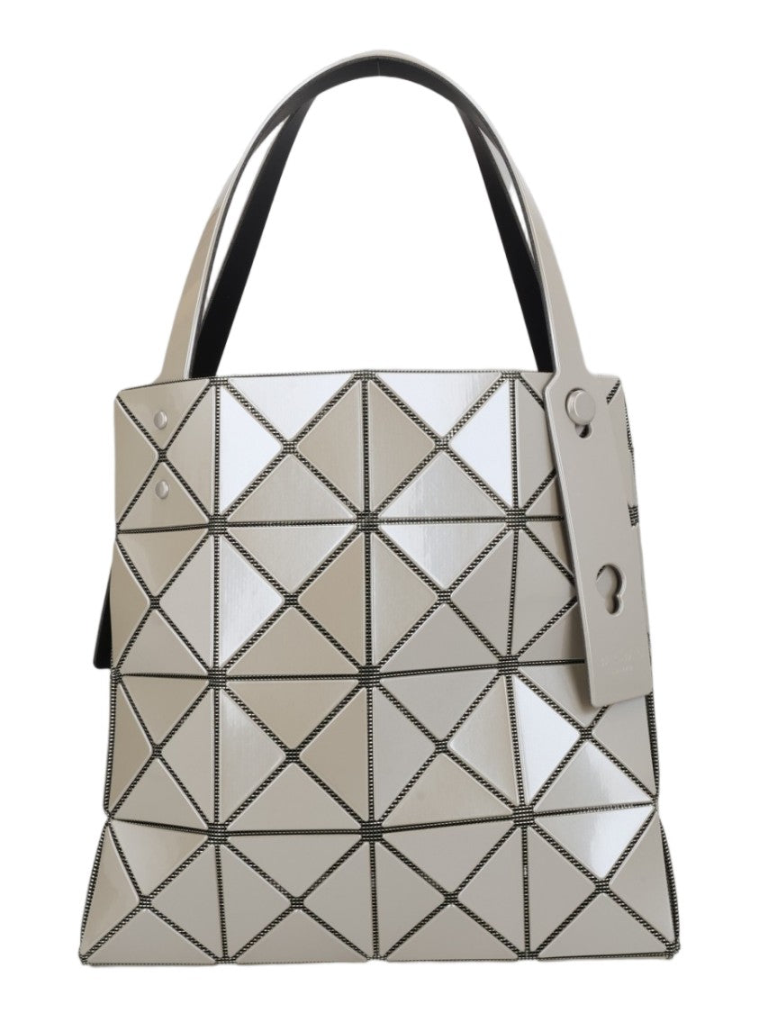 Bao Bao Issey Miyake Black Geometric Structured Polyester Handbag