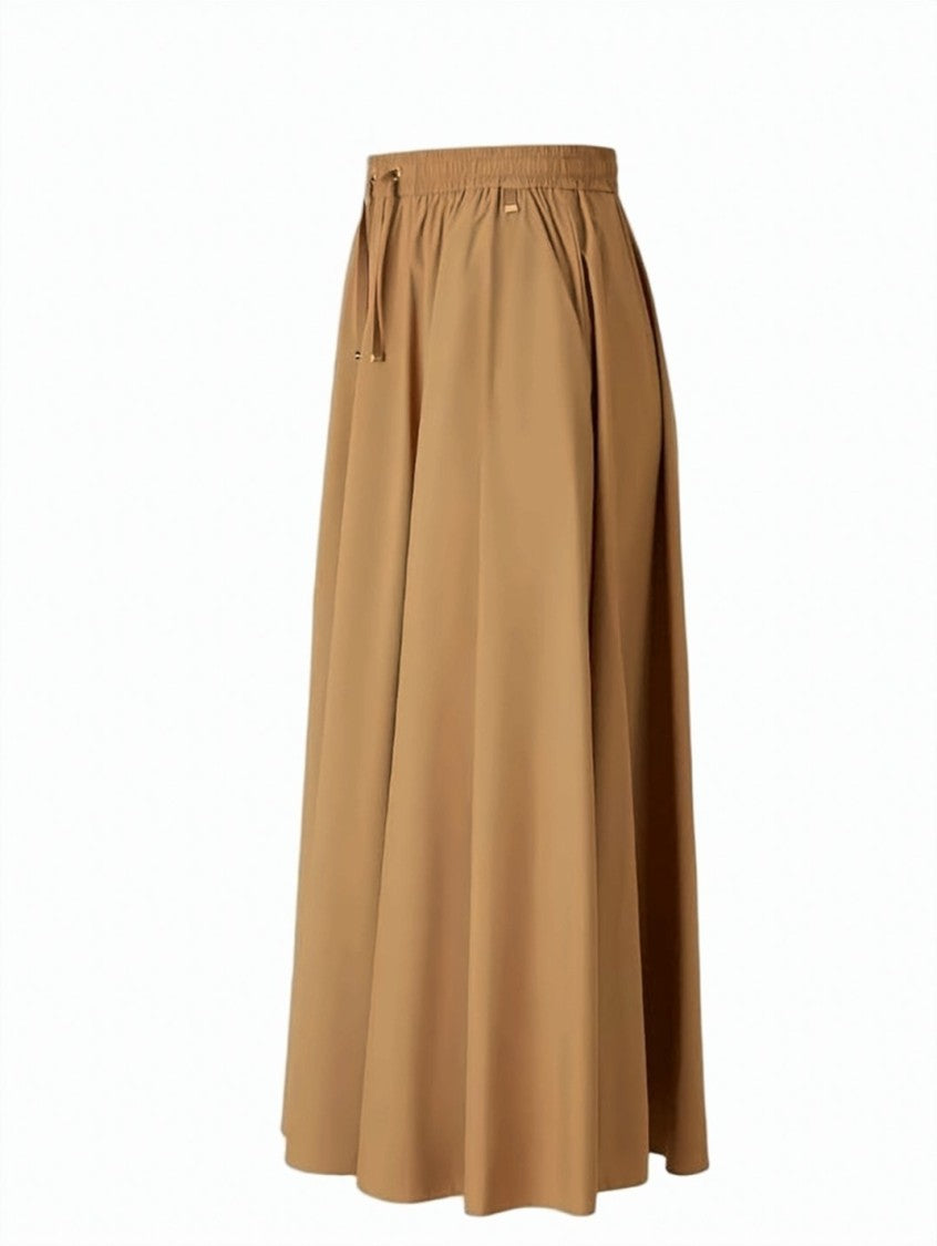 Herno Midi Nylon Drawstring Pocket Skirt