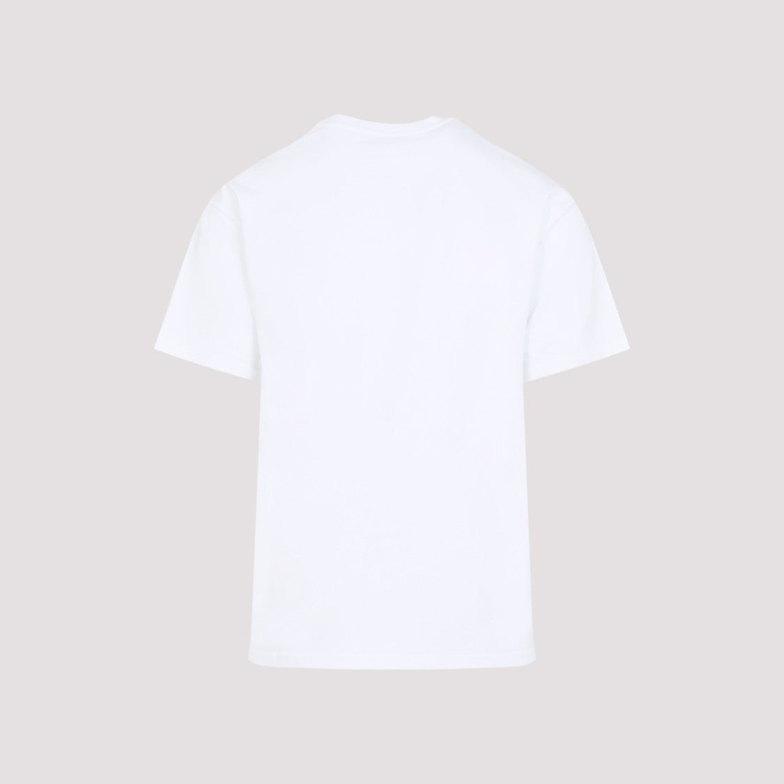 Givenchy White Plain Cotton T-Shirt With Tonal Logo Detail