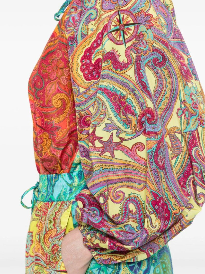 Alemais Ceto Spliced Blouse