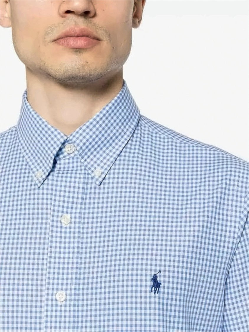 Polo Ralph Lauren Classic Checkered Long-Sleeve Shirt With Tailored Fit